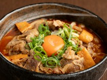  Spicy Meat Tsukimi Udon - Highly recommended for spicy food lovers. 
