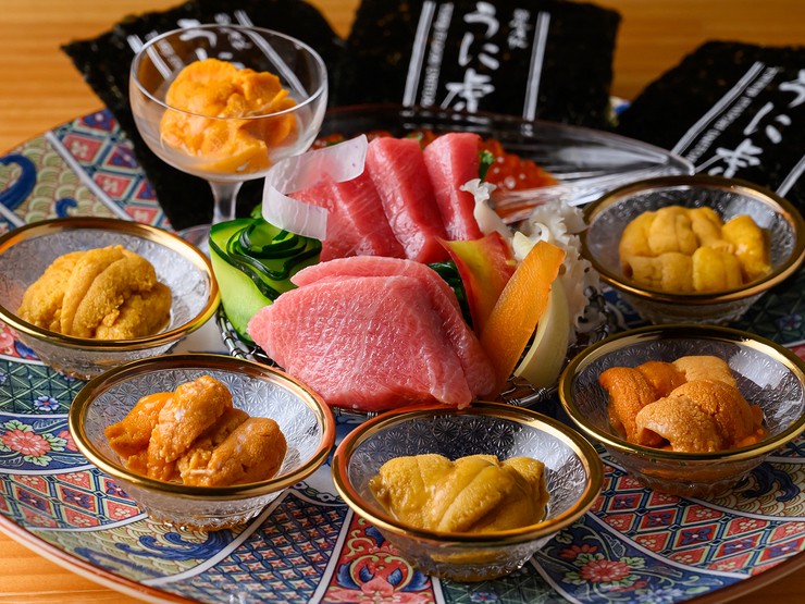 Unitora Nakadori　庵 cuisine