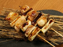  Negima - Using Hokkaido chicken, grilled over binchotan charcoal. 