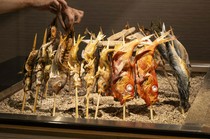  Primitive-style grilling - guests can simply enjoy sea and mountain foods 