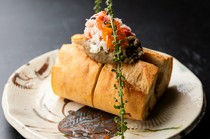  Crab miso feast bruschetta 