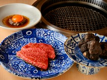  对烤制寿喜烧的全新挑战『特选和牛里脊烤寿喜烧～佐以松露与浓郁蛋黄～』 