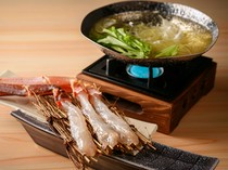  신선한 대게를 만끽하는 “게 샤부” 