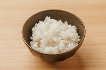  Small portion of rice 