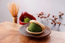  Matcha Monaka Ice Cream, made by Kappo Takeda 