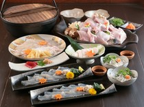  Fugu Hot Pot Course - enjoy luxurious servings of fresh fugu 