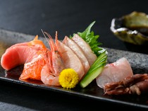  Sashimi Assortment - a beautiful assortment with a seasonal feel. Luxuriously arranged with the best fish of the day 