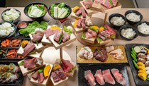 Cow specialty store Itamae Yakiniku Ichigyu Shinsaibashi Main Branch_The ultimate course where you can enjoy carefully selected high-quality meat to your heart's content [Premium Course]