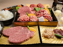 Cow specialty store Itamae Yakiniku Ichigyu Namba Dotonbori Branch_The "Phantom Special Course" boasts a spectacular presence and great value for money