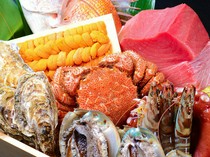 Washoku Teppan Ginza Sakutsuki_◆Fresh seasonal seafood delivered directly from Toyosu◆