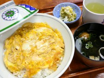 Hagi no Chaya_There are also rice dishes on the menu, such as "Oyakodon"