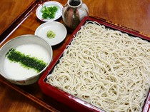 Hagi no Chaya_"Tsuketororo Soba" served with sticky "tororo"