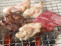 Sumiyaki Koya_Exquisite yakiniku grilled over charcoal using a charcoal brazier. You can choose how well it's cooked...