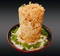 Uogashi Maruten Minato_The crispy texture of the "Seafood Kakiage Rice Bowl" is irresistible