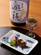 Sanukiya_The full-bodied Yuho grill is a perfect match for seared Yonezawa beef.