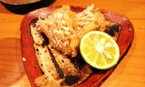 Sanukiya_Deep-fried tilefish with pine cone