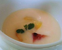 Cueillet_Chilled peach soup