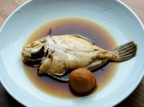 Sakana Ryori Rokkon_Filefish Nitsuke (Soy Sauce Simmer) with refined flavor