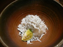 Sakana Ryori Rokkon_Whitebait grated