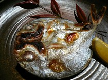 Sakana Ryori Rokkon_Overnight dried plated horse mackerel