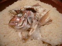 Sakana Ryori Rokkon_*Specialty: Sea bream rice 