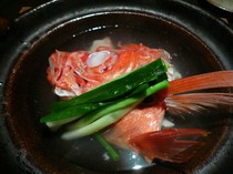 Sakana Ryori Rokkon_Steamed red sea bream bones