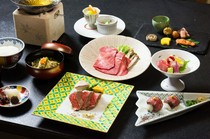 ISAGO (Hotel ISAGO Kobe)_Kobe Beef Kaiseki - MIYABI 18,500 JPY (tax and service charge included) You can savor the charm of Kobe beef to the fullest.