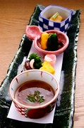 Saryo Takinoya_"Seven kinds of seasonal appetizers" where you can carefully taste seasonal ingredients little by little