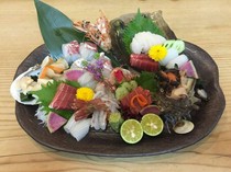 Fudozaka Kikuchi_Assorted sashimi for 4-5 people