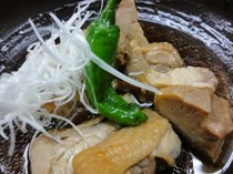 Jiman ha Shizen Tori Ryori Kawadaya_Chicken simmered in soy sauce