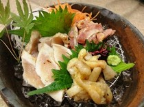 Jiman ha Shizen Tori Ryori Kawadaya_Grilled sashimi (Neckarlich farming method)