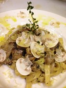 Buveur Orge_Mushroom and mascarpone pasta with truffle flavor...