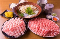 Hokkai Shabu Shabu Kita 2 Jo_Lamb and Sangenton pork shabu shabu (hot-soup boil) - 120 minute all-you-can-eat, all-you-can-drink course