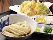 Teuchi Udon Kotobukian_Tempura Trio Bukkake Udon