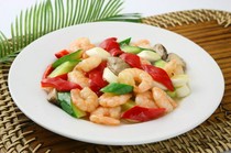 Taiwanese and Chinese Restaurant Kokien_Stir-fried shrimp and cashew nuts