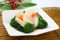 Taiwanese and Chinese Restaurant Kokien_Stir-fried scallops and broccoli