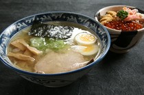 Hakodate Asaichi Aji no Ichiban_Ramen three-color bowl set