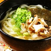 Hormone Yakiniku Shichifuku Namba branch_Popular item: Shichifuku specialty kasu udon (regular size)