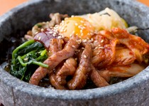 Hormone Yakiniku Shichifuku Namba branch_Stone-grilled bibimbap