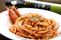 Dining Bar YZ_Very popular among women! "Angel shrimp tomato cream pasta"