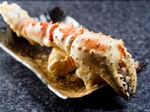 Steak Kaisen Teppanyaki Kitakaze_King crab steamed in white wine
