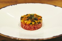 USHIGORO Bambina Ebisu Main Branch_6/1 ~ Roasted Wagyu beef and caponata tartare