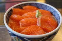 Otaru Takeno Sushi_All-Salmon Rice Bowl