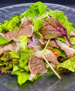 Wine Izakaya Charbon_Charbroiled domestic beef salad