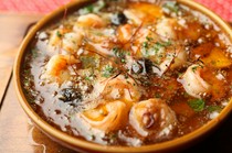 Oyster & Spanish Italian Bar Spiral_Shrimp and mushroom ajillo