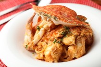 Oyster & Spanish Italian Bar Spiral_Fresh Pasta with Crab Tomato Cream Sauce