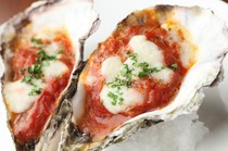 Oyster & Spanish Italian Bar Spiral_Oysters baked with tomato and cheese