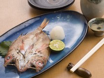 Tora-san_The juicy fat spreads inside your the mouth "rockfish" (rosy seabass)