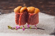  海胆牛肉 