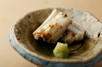 Sushi Iwase_"Shirayaki Conger Eel" is grilled to a crispy exterior and rare interior.